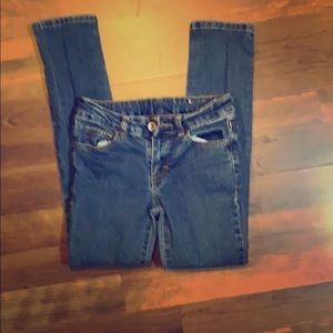 Girls 7 slim jeans/faded glory brand